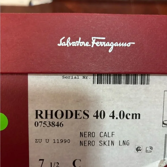 Salvatore Ferragamo Black Leather Mules - Picture 7 of 8